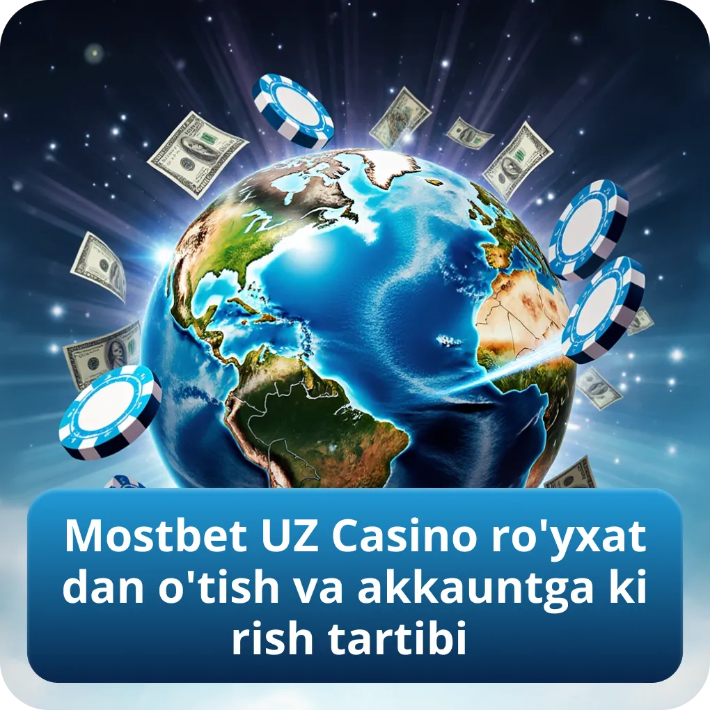 Mostbet UZ Casino ro'yxatdan o'tish va akkauntga kirish tartibi